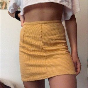 Yellow skirt